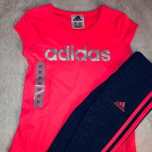 Girls Adidas Capri Set 3T